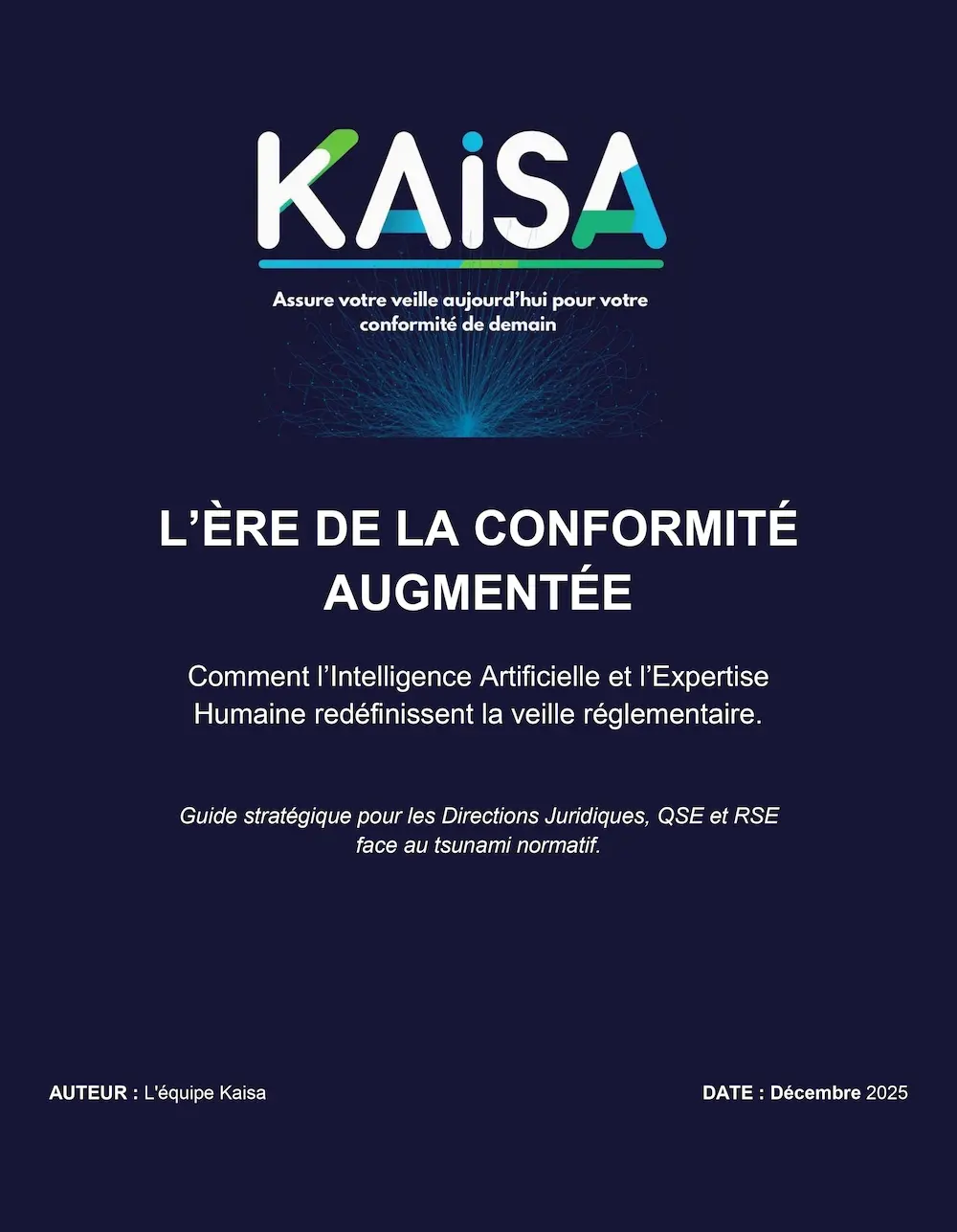 Page de garde du Livre Blanc Kaisa
