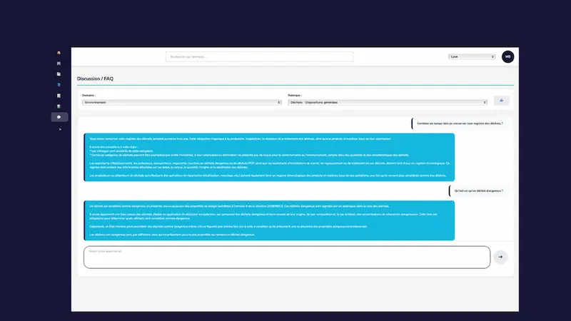 Outil de discussion intelligent